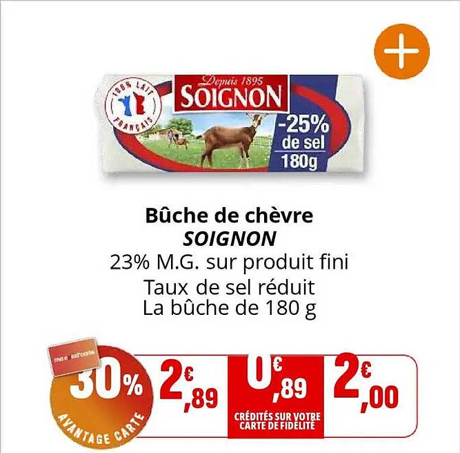 Bûche de chèvre SOIGNON