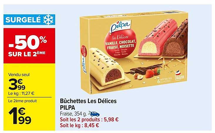 Bûchettes Les Délices PILPA