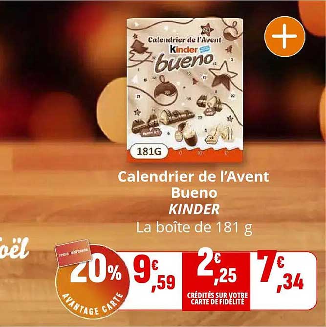 Calendrier de l’Avent Bueno