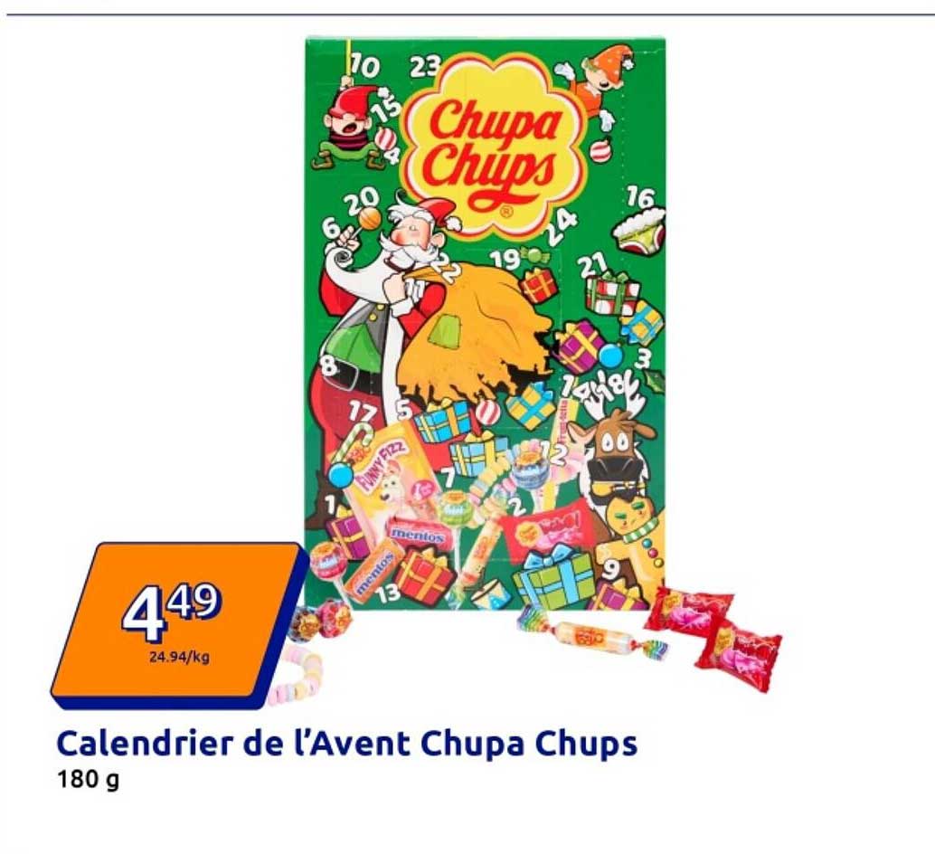 Calendrier de l’Avent Chupa Chups
