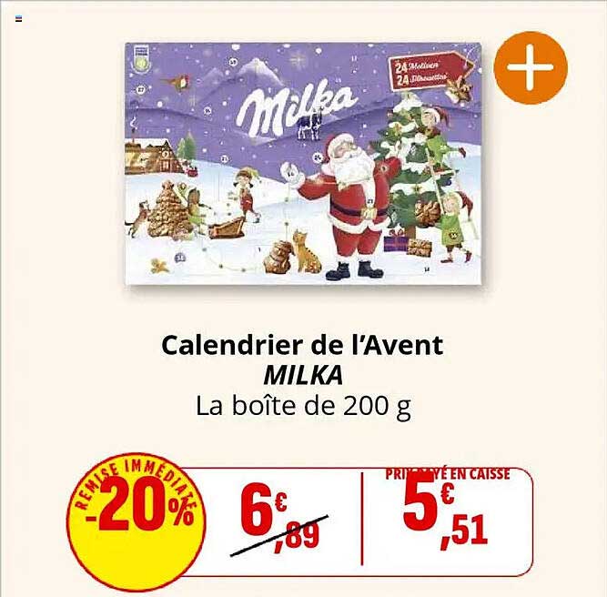 Calendrier de l’Avent MILKA