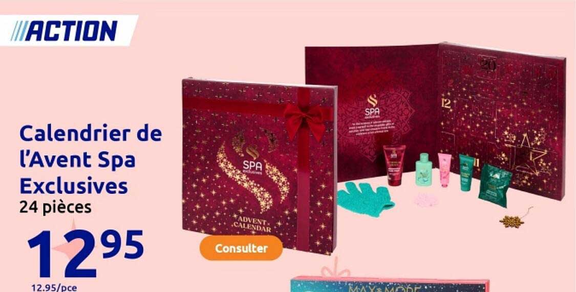 Calendrier de l’Avent Spa Exclusives