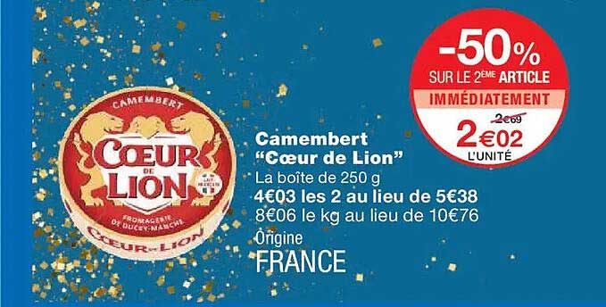 Camembert "Cœur de Lion"