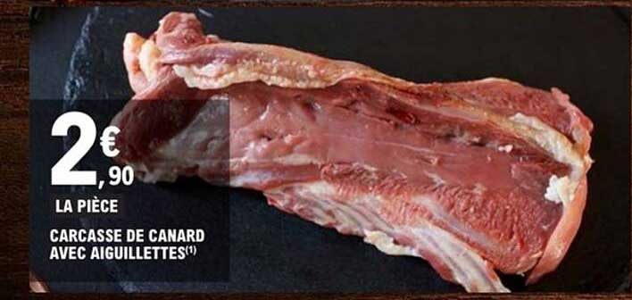 CARCASSE DE CANARD AVEC AIGUILLETTES