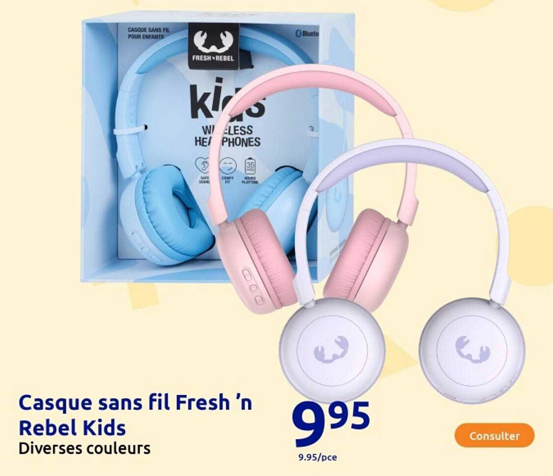 Casque sans fil Fresh ’n Rebel Kids