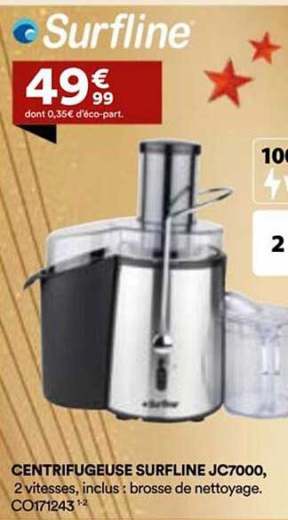CENTRIFUGEUSE SURFLINE JC7000