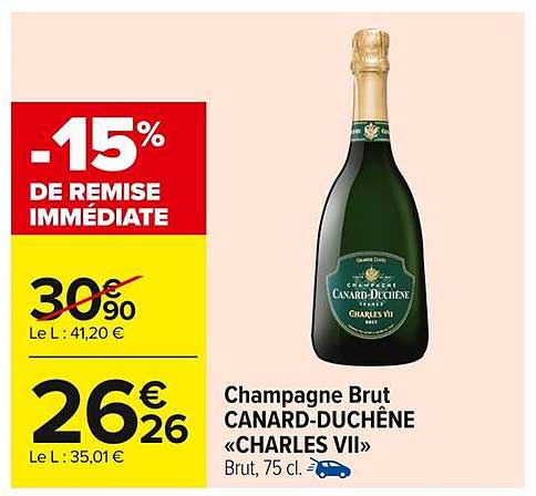 Champagne Brut CANARD-DUCHÊNE «CHARLES VII»
