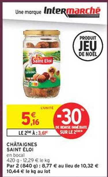 CHÂTAIGNES SAINT ÉLOI en bocal