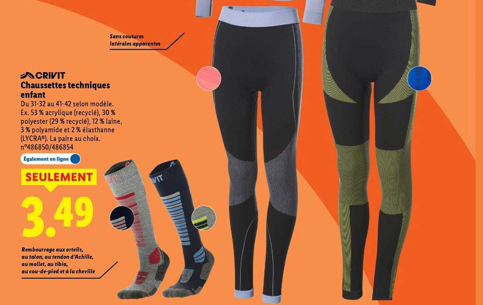 Chaussettes techniques enfant