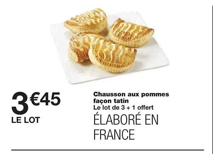Chausson aux pommes façon tatin
