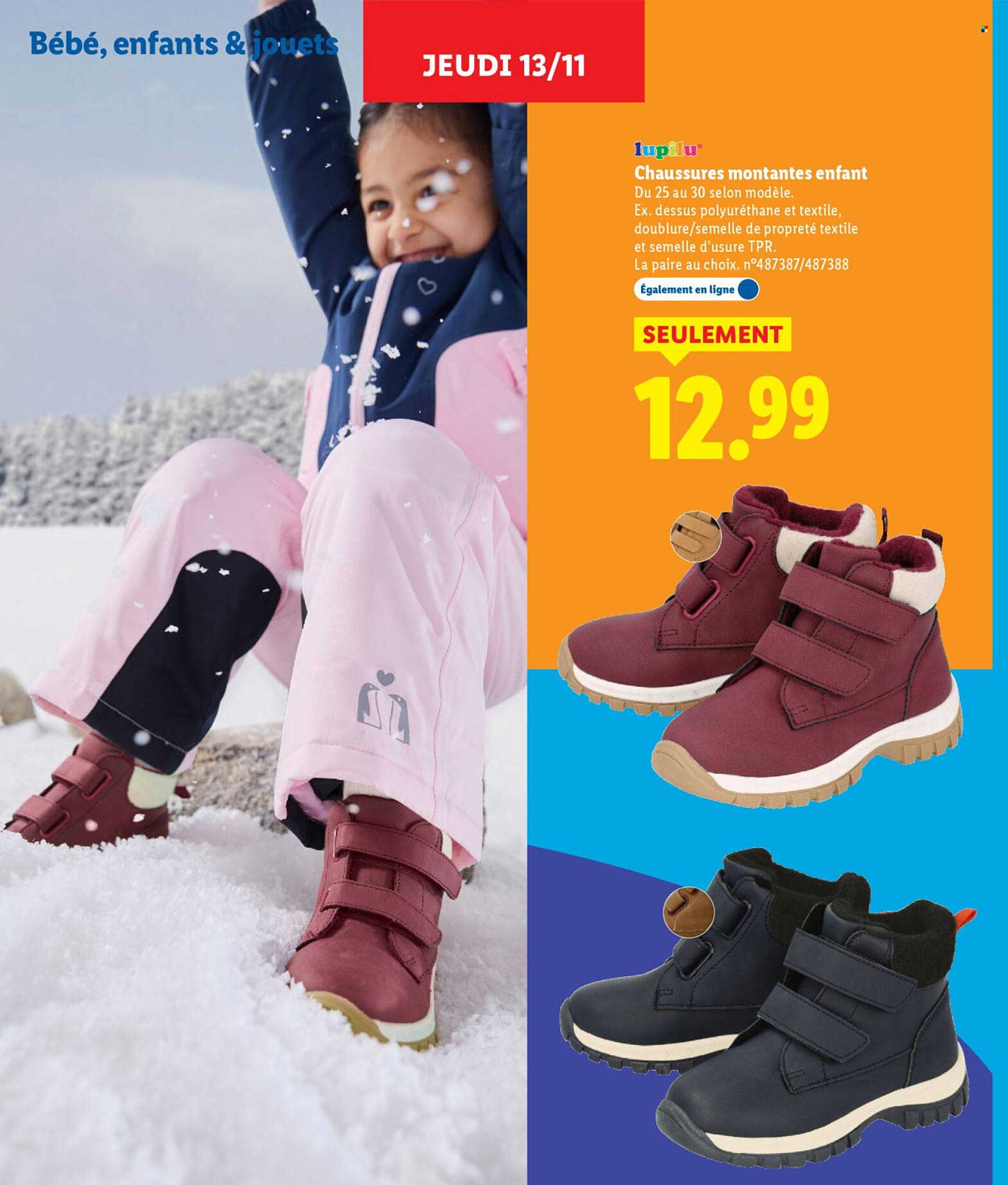 Chaussures montantes enfant