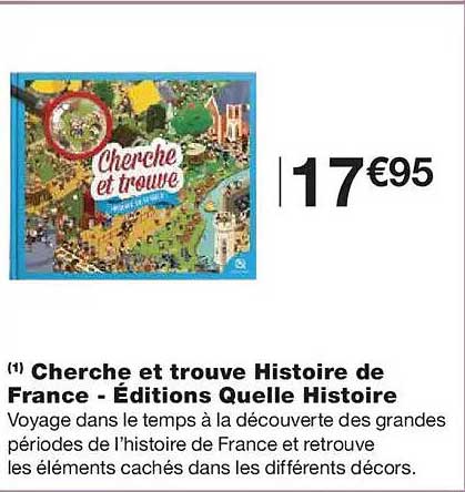 Cherche et trouve Histoire de France - Éditions Quelle Histoire