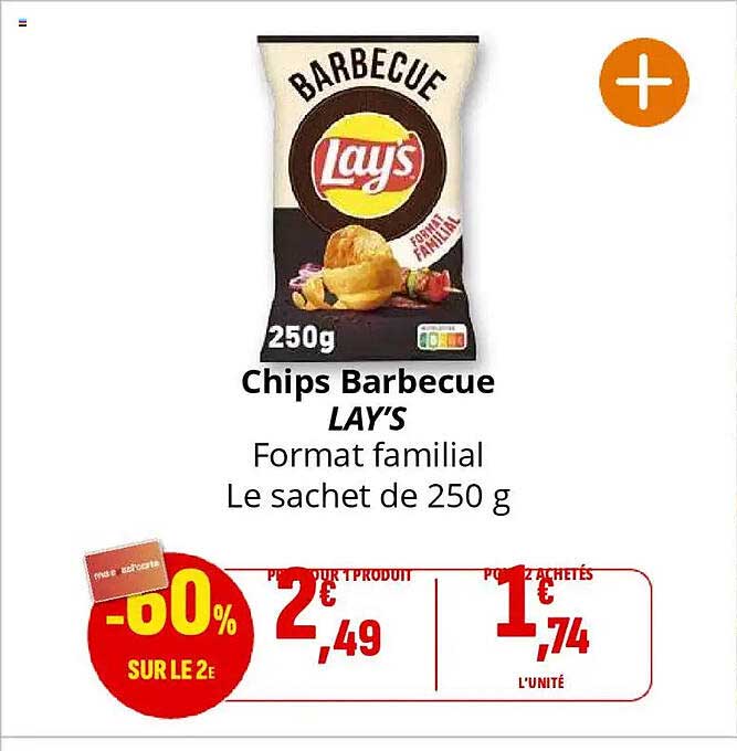 Chips Barbecue LAY'S