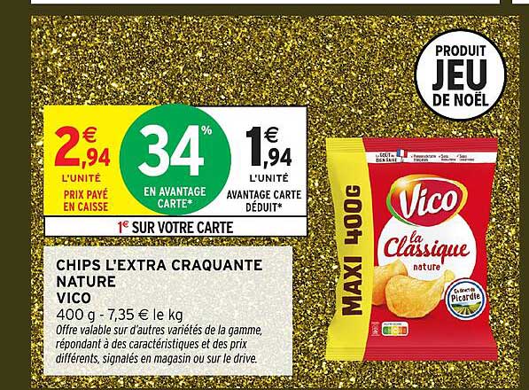 CHIPS L'EXTRA CRAQUANTE NATURE VICO