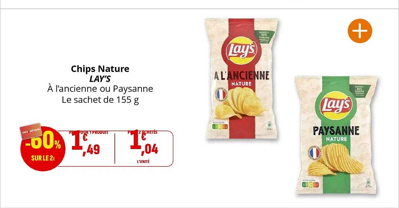 Chips Nature LAY’S