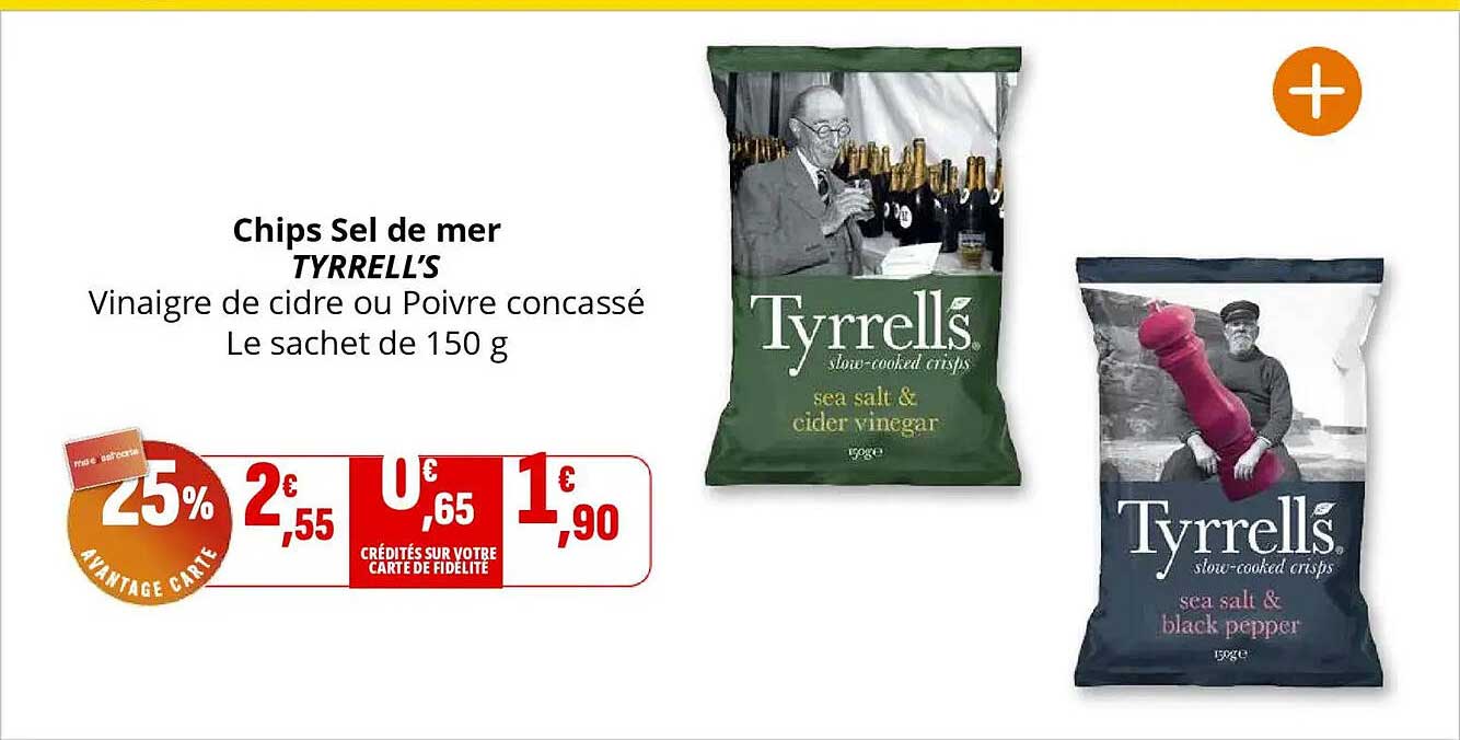 Chips Sel de mer TYRRELL'S
