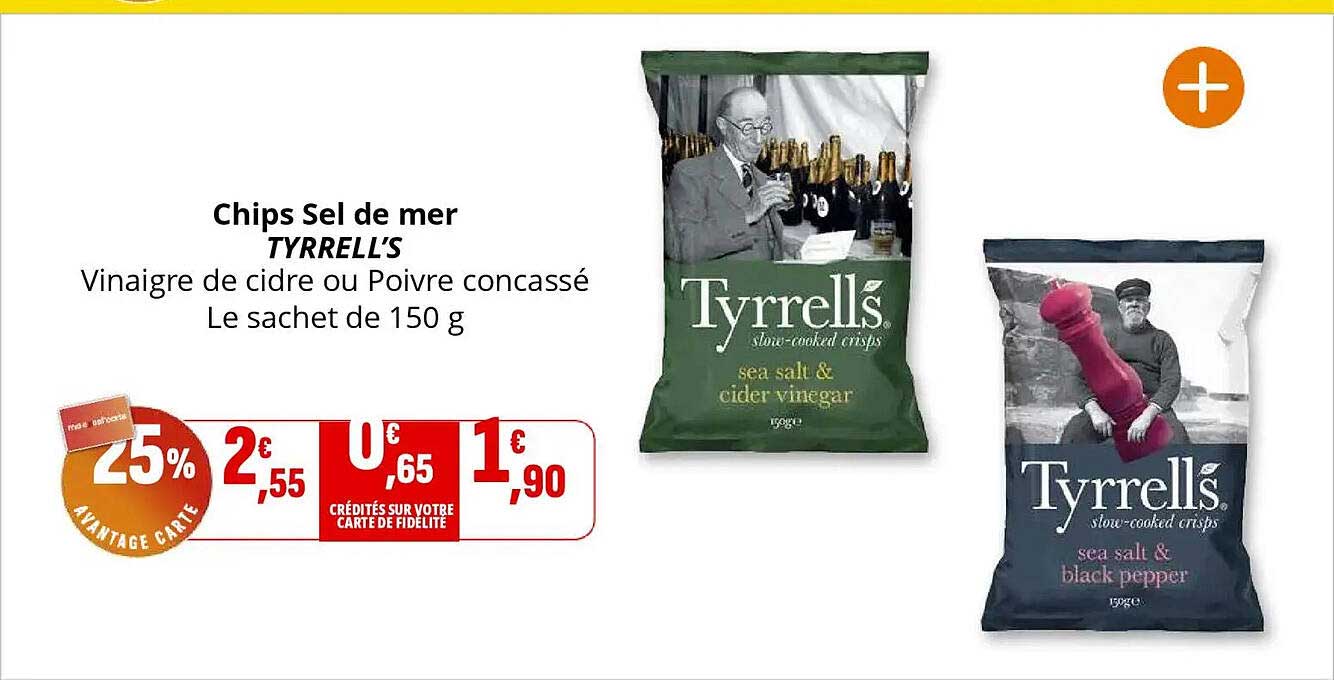 Chips Sel de mer TYRRELL’S