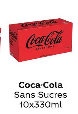 Coca-Cola Sans Sucres 10x330ml