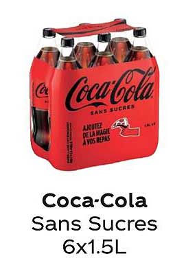 Coca-Cola Sans Sucres 6x1.5L