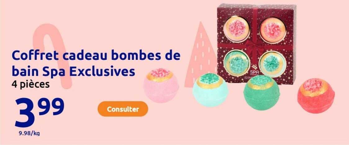 Coffret cadeau bombes de bain Spa Exclusives
