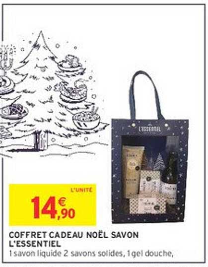 COFFRET CADEAU NOËL SAVON L'ESSENTIEL