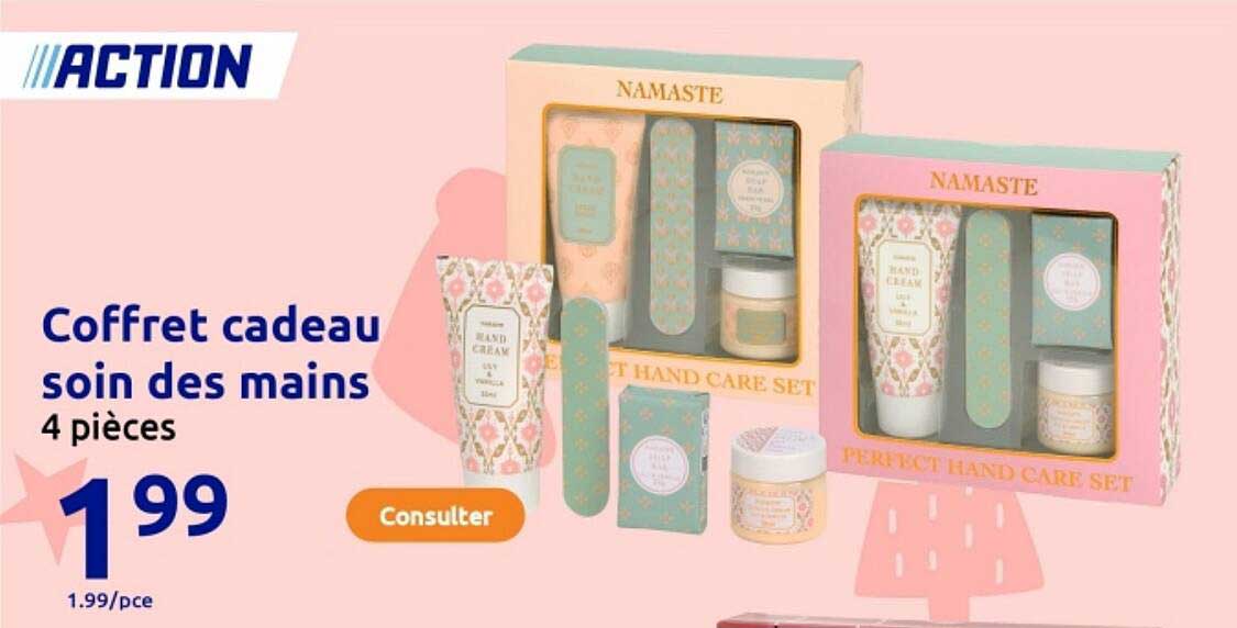 Coffret cadeau soin des mains
