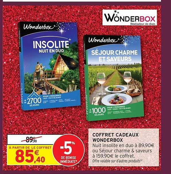 COFFRET CADEAUX WONDERBOX
