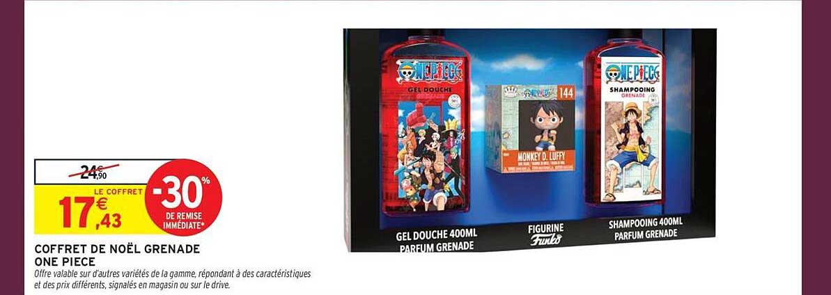 COFFRET DE NOËL GRENADADE ONE PIECE