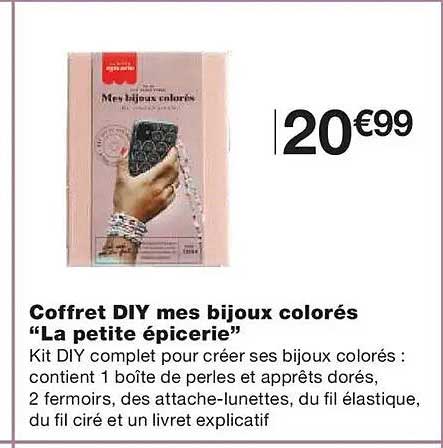Coffret DIY mes bijoux colorés “La petite épicerie”