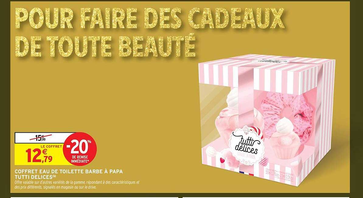 COFFRET EAU DE TOILETTE BARBE À PAPA TUTTI DELICES