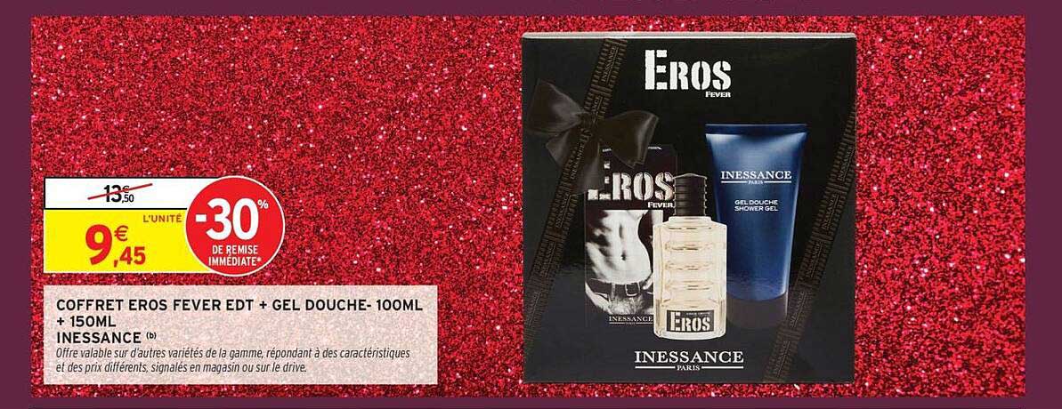 COFFRET EROS FEVER EDT + GEL DOUCHE- 100ML + 150ML