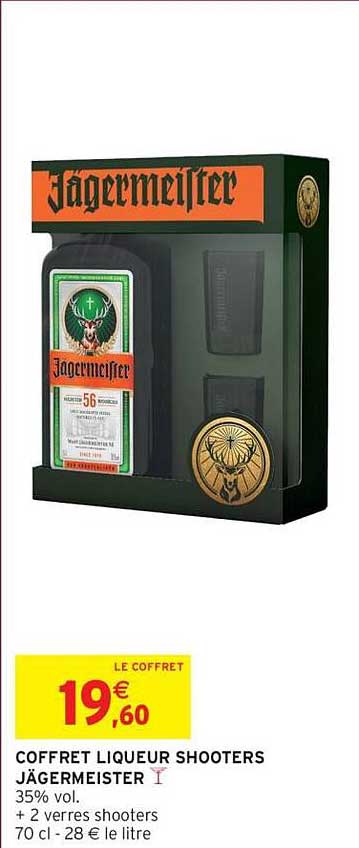 COFFRET LIQUEUR SHOOTERS JÄGERMEISTER