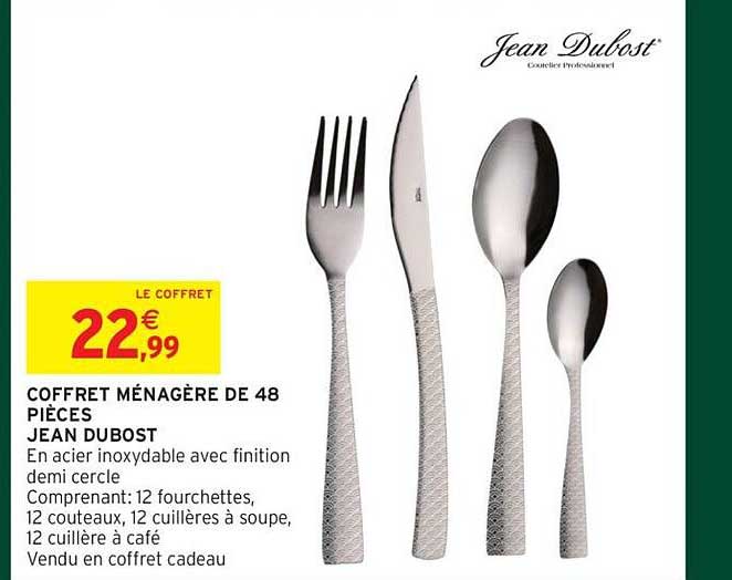 COFFRET MÉNAGÈRE DE 48 PIÈCES