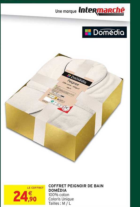 COFFRET PEIGNOIR DE BAIN DOMÉDIA