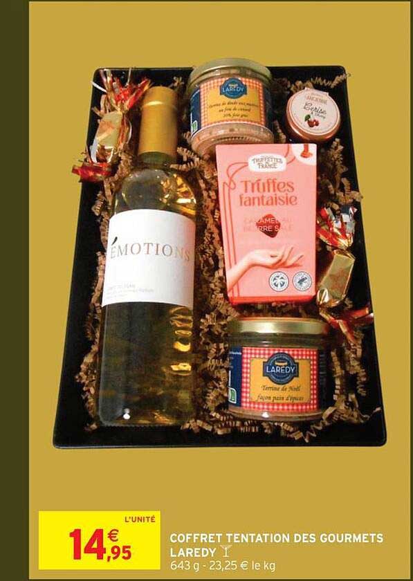 COFFRET TENTATION DES GOURMETS LAREDY