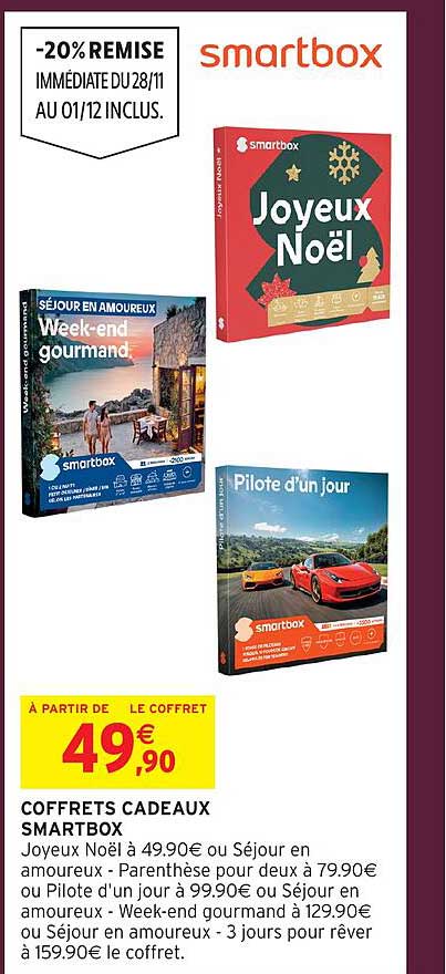 COFFRETS CADEAUX SMARTBOX