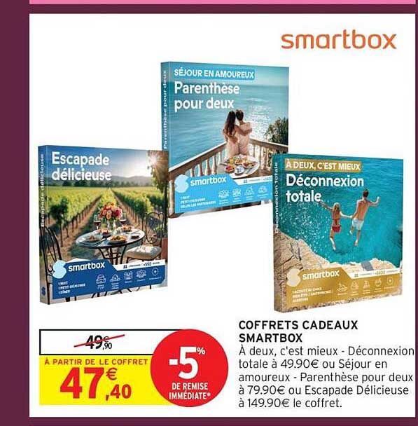 COFFRETS CADEAUX SMARTBOX