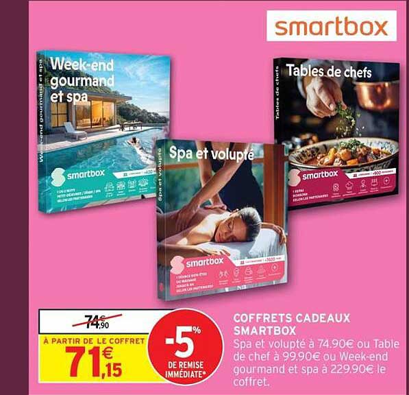 COFFRETS CADEAUX SMARTBOX