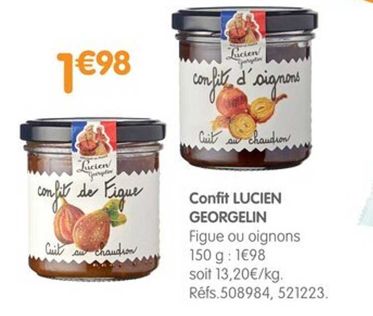 Confit LUCIEN GEORGELIN - Figue ou oignons
