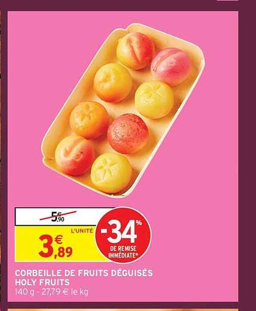 CORBEILLE DE FRUITS DÉGUISÉS HOLY FRUITS