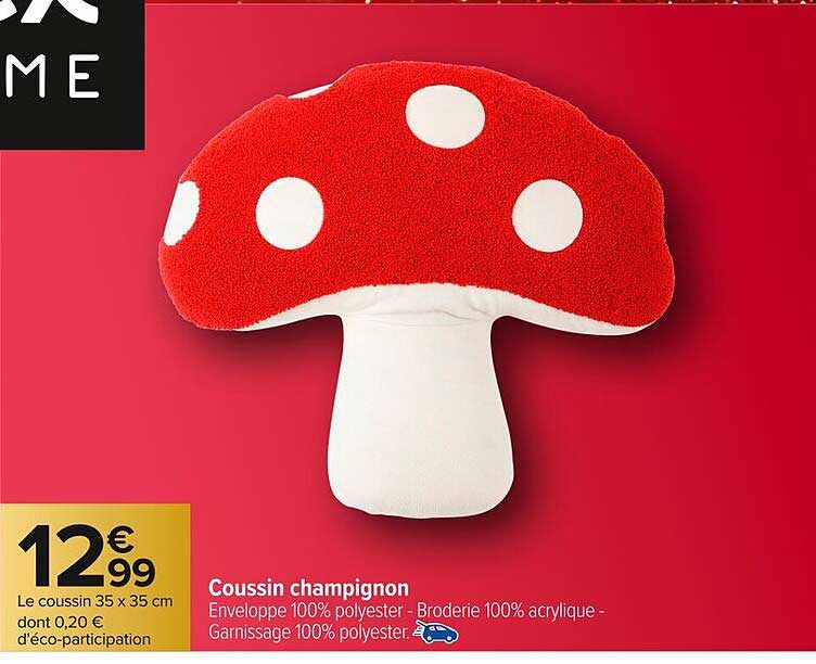 Coussin champignon