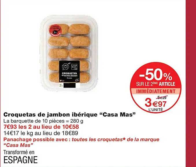 Croquetas de jambon ibérique “Casa Mas”