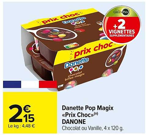 Danette Pop Magix «Prix Choc»(n) DANONE