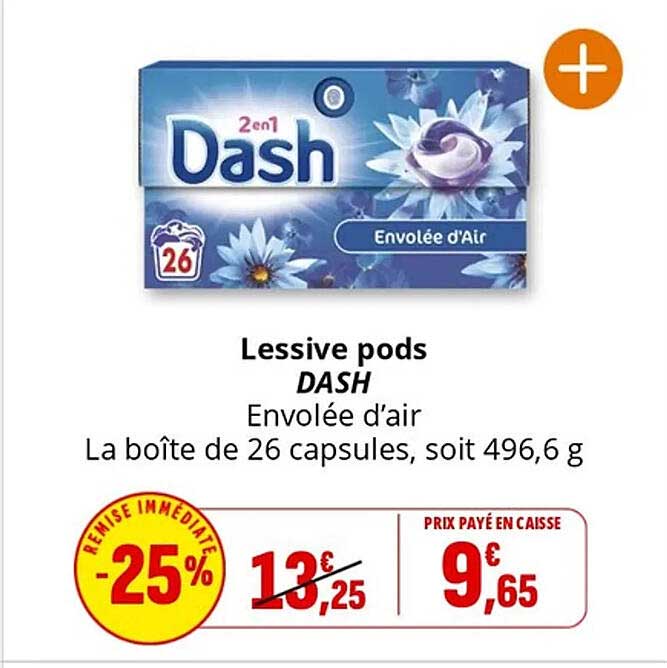 DASH Envolée d’Air - Lessive pods