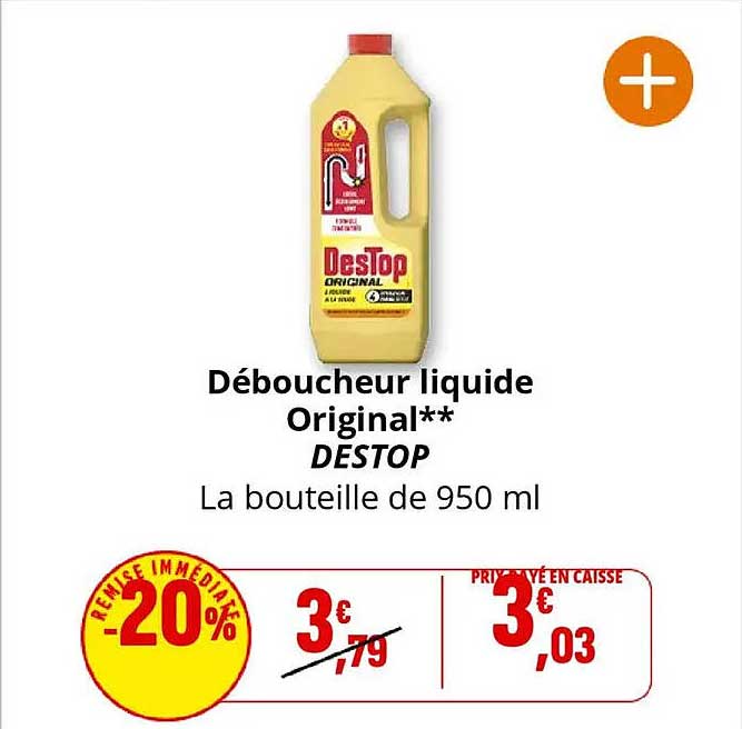 Déboucheur liquide Original** DESTOP
