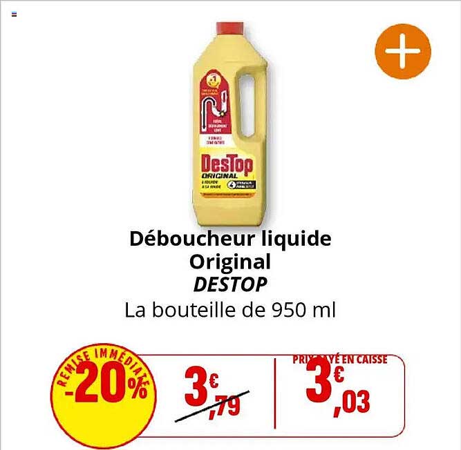 Déboucheur liquide Original DESTOP