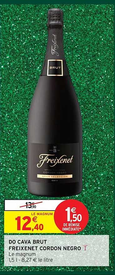 DO CAVA BRUT FREIXENET CORDON NEGRO