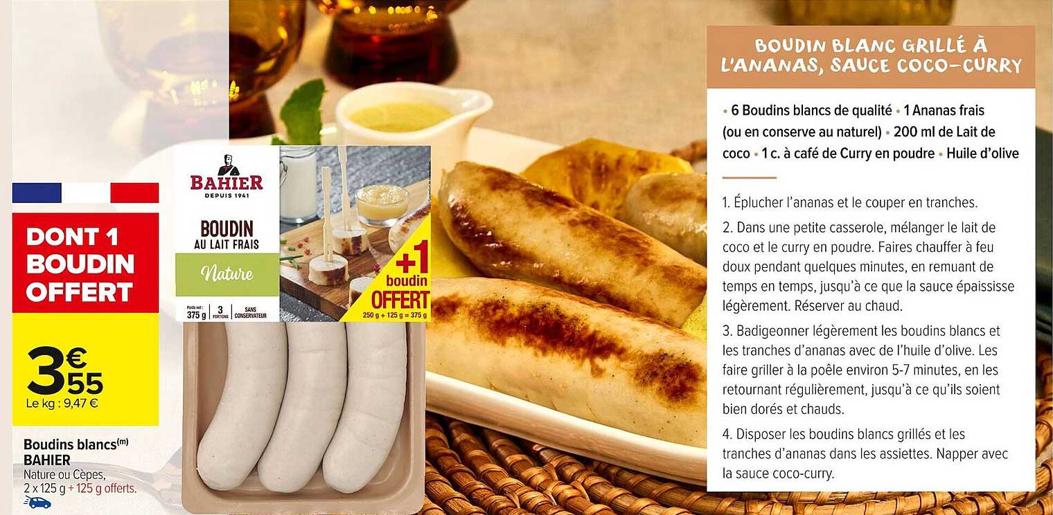 DON'T 1 BOUDIN OFFERT