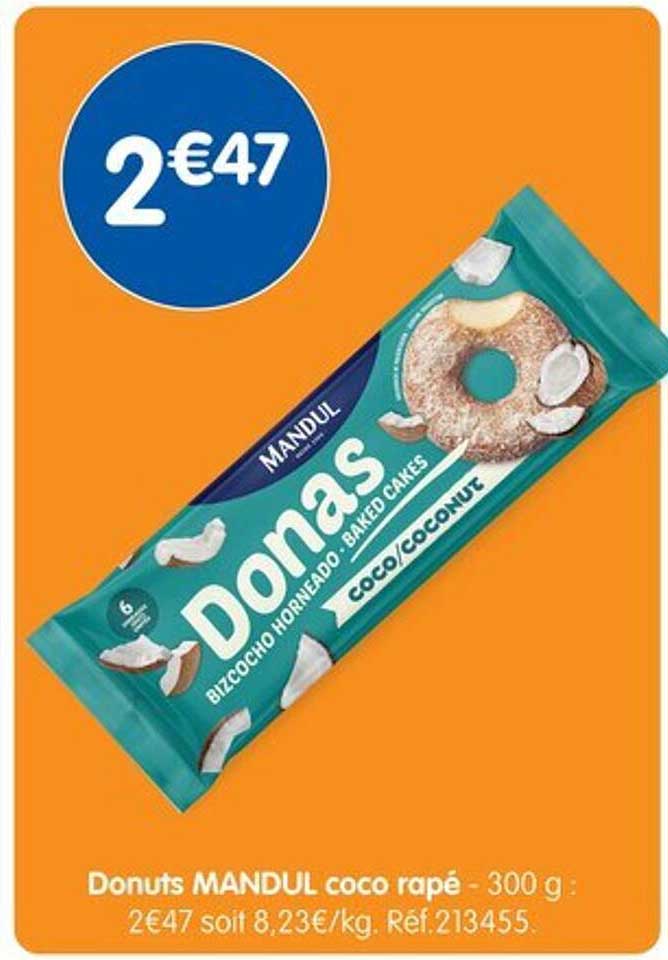 Donuts MANDUL coco râpé - 300 g