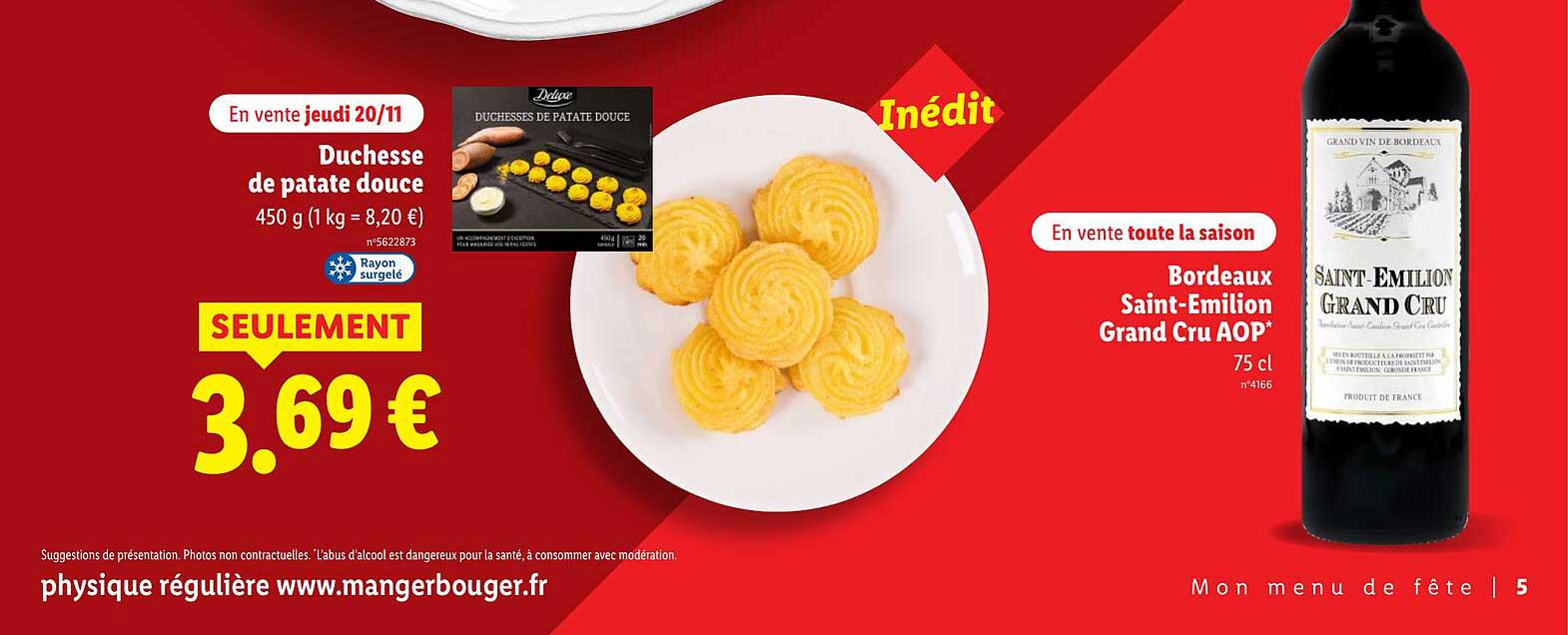 Duchesses de patate douce